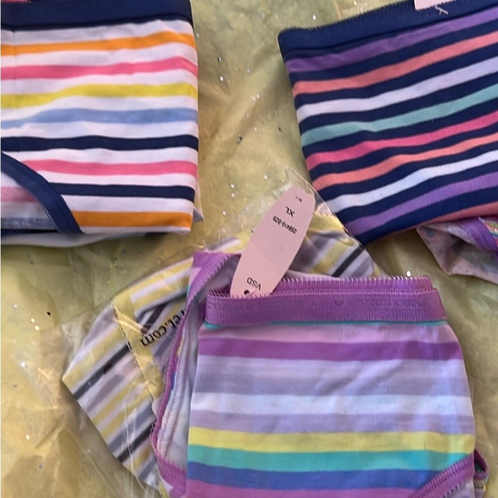 Victoria's Secret Purple and Yellow Panties Sleepwear